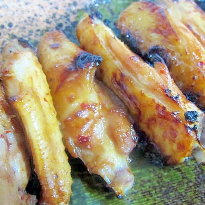鶏スペアリブの大蒜醤油焼き